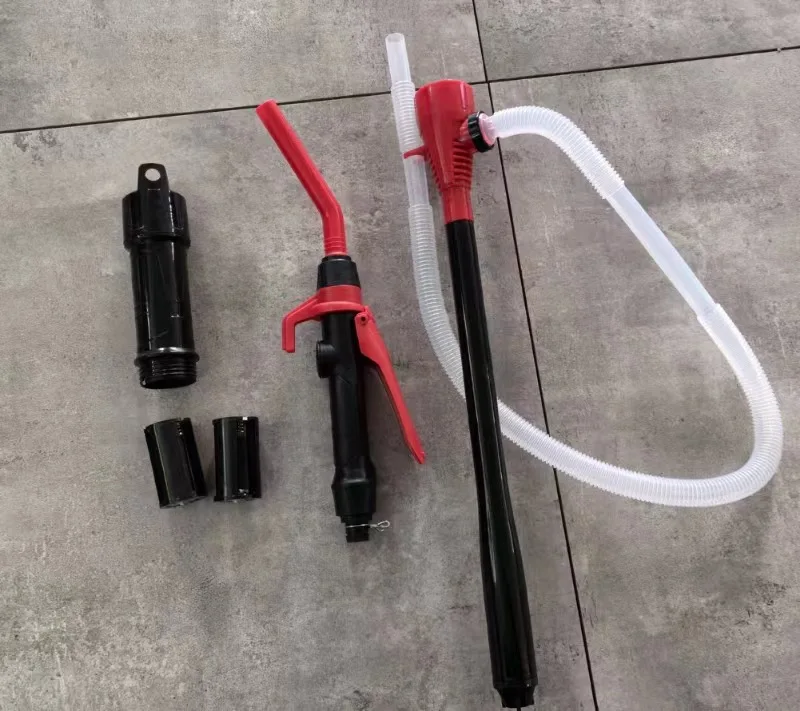 Transfer Pump Battery Operated Liquid Portable Electric Oil Pump with Handle Neutral White Box Packaging