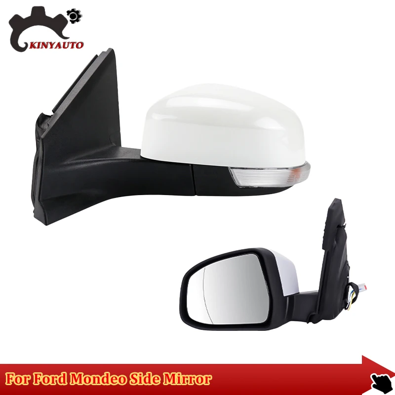 

For Ford Mondeo Side External Rearview Rear view Mirror Assembly Assy INCL Lens Turn Signal Light Shell Frame Cover Holder