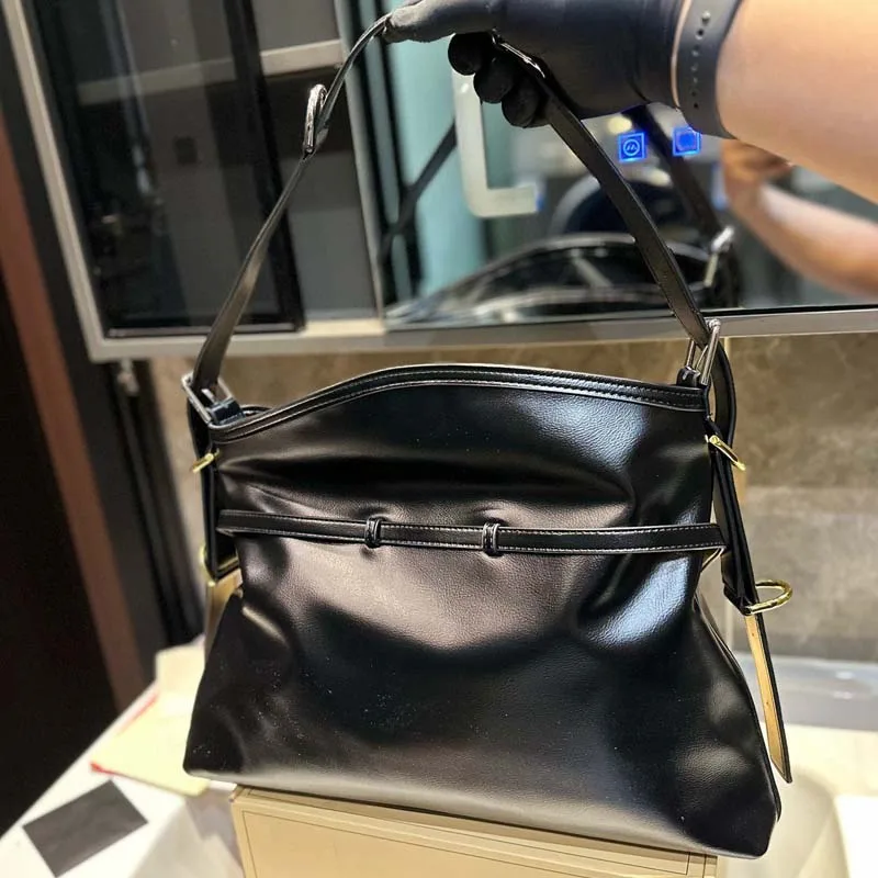 High Quality Tote Bag 2024 New Large Capacity Shoulder Underarm Bag Luxury Brand Soft Genuine Leather Vintage Fashion Handbag