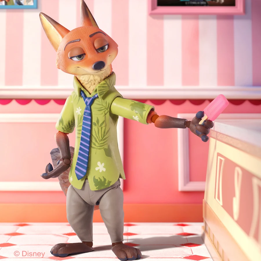 جديد أصيل Morstorm ديزني Zootopia 2 عمل الشكل صندوق أعمى لعبة عصرية زي الشرطة المدنية جودي نيك أنيمي البضائع #6
