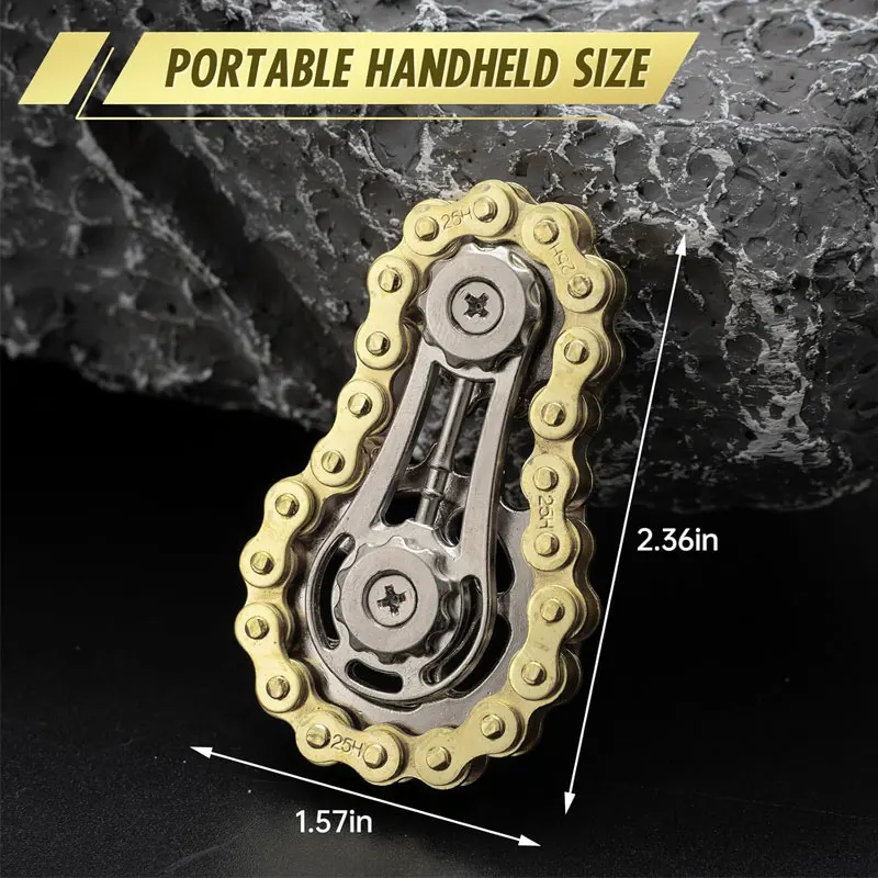 Engrenagem mecânica edc fidget spinner alívio do estresse rodas dentadas volante ponta do dedo giroscópio fidget spinner brinquedos para crianças adultas