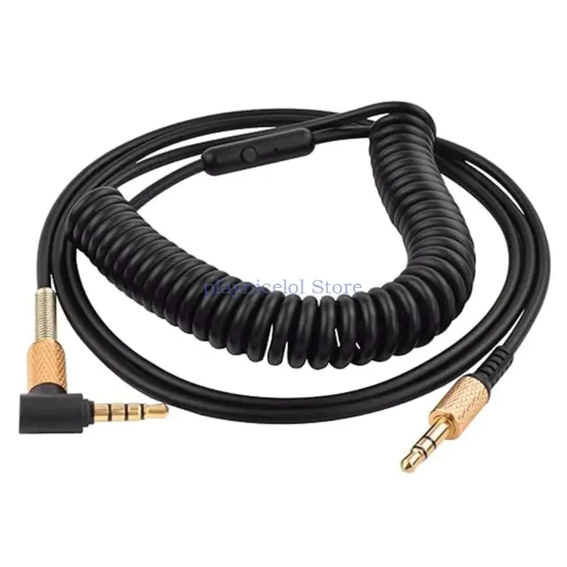 Câble enroulé extensible pour casque, Marshall Major 1, 2, 3, écouteurs, remplacement de câble de casque, 150cm, 59,1"