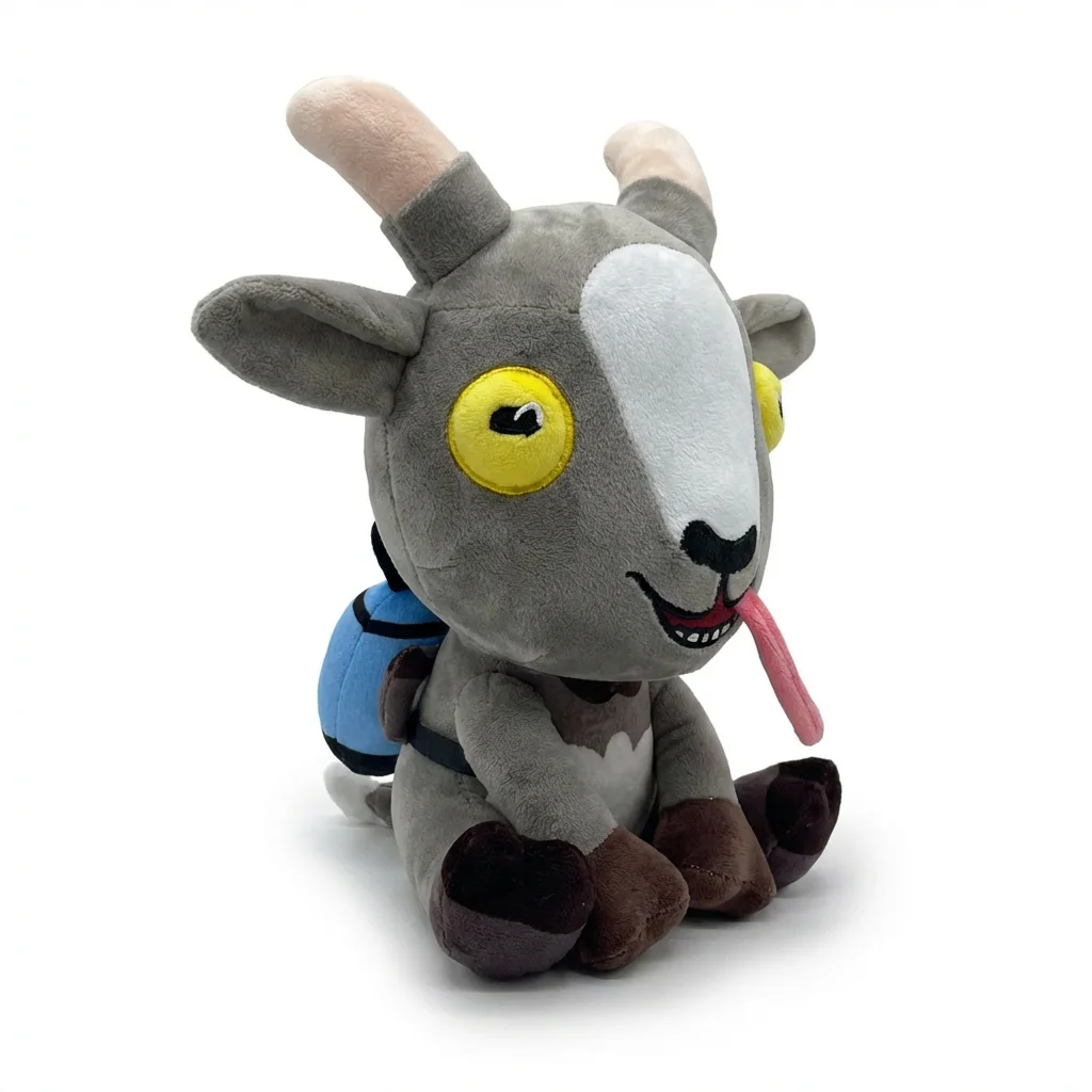 

Goat Simulator Plush Toy Gray Stuffed Goat Doll Game Peripheral Soft Cute Funny Figure Home Decor Gift For Kids And Game Lovers