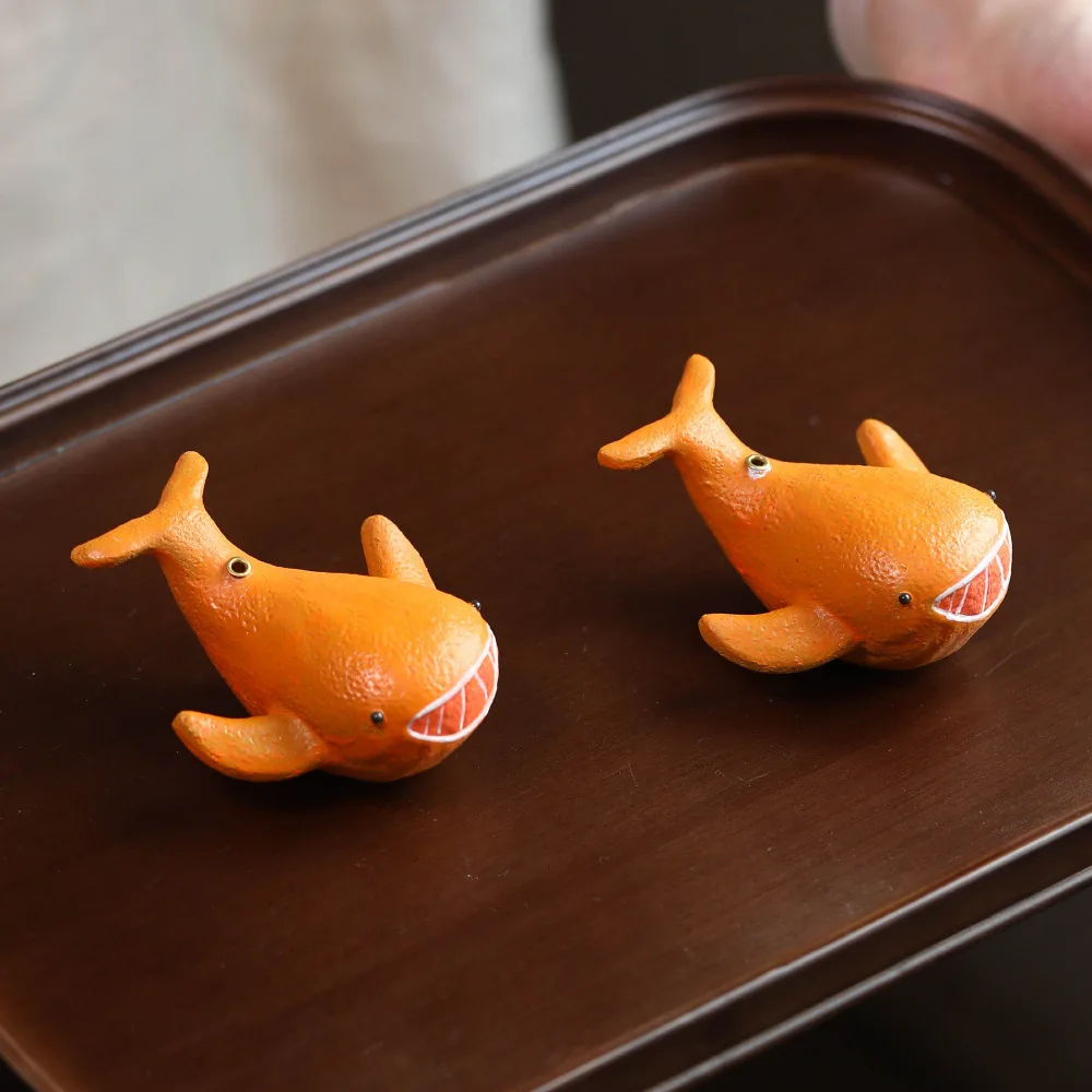 

Исин Фиолетовая глина Акула Сахар Мандарин Чай Домашнее животное Элегантные чайные игры Чайная фигурка Игровые игрушки Чайная статуя Украшения Качество изготовления