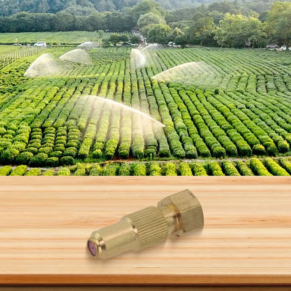 

1 шт. 0,8/1,0/1,2/1,5/1,8 мм отверстие сельскохозяйственное распылительное сопло медная керамика латунная насадка высокого давления регулируемая бытовая