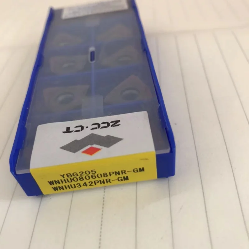 

WNHU080608PNR-GM YBG205 /WNHU080608PNR-GM YB9320 /WNHU080608PNR-GM YBC302 CNC turning blade carbide inserts Cutting Tools 10Pcs