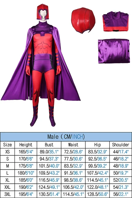 Magneto Cosplay Halloween fantasia para homem, capacete adulto, festa de carnaval, Eisenhardt, capacete, roupas, acessório, máscara