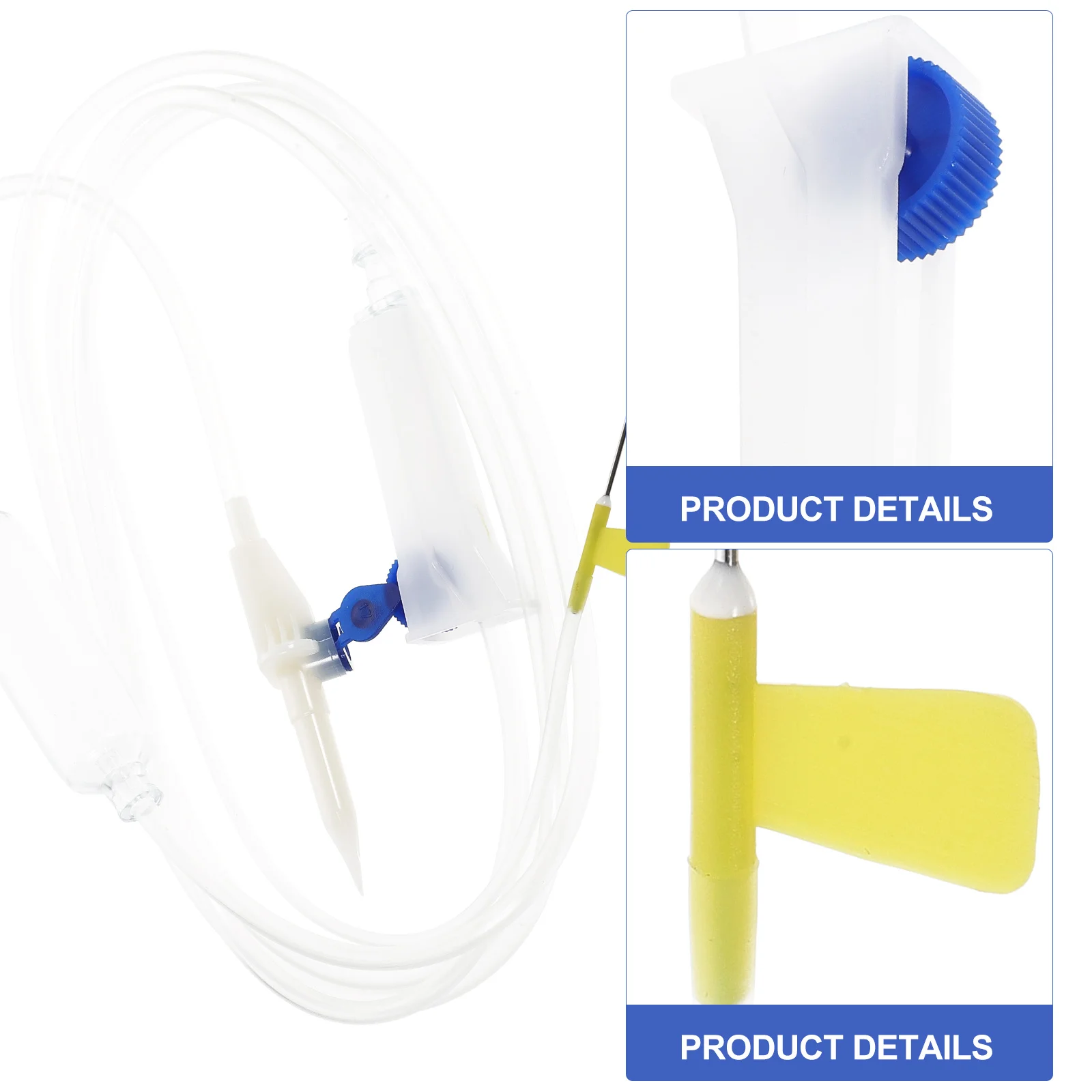 25 Pcs Disposable Infusion Set Normal Saline Iv Bag 1000ml Catheter Tubes Pvc Needle Extension Hose Hoses Veterinary