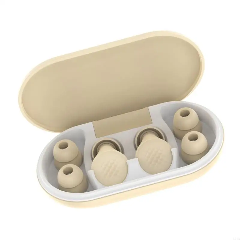 توفر حساسية سدادات الأذن المصنوعة من السيليكون صمتًا مريحًا للنوم والدراسة B2EA #3