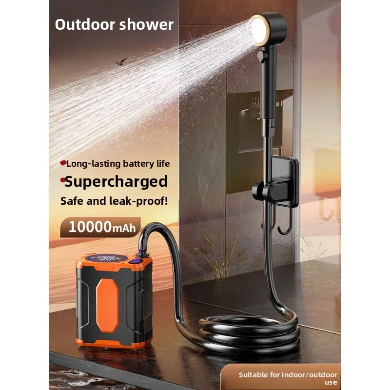 Electric Bath Artifact Outdoor Camping Dormitory Rental Rural Confinement Shower Suction Pump Portable