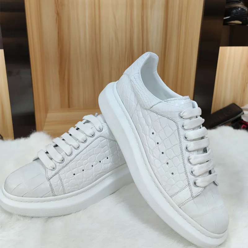 Leathers Casual Formal Shoes Leathers Suede Sports Fashionable Height Increasing Small White Comfortable Breathable Inner Shoes