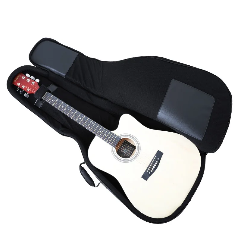 Acoustic Guitar Folk Gig Bag 20mm Cotton Soft Thicken Padded Waterproof Cloth Guitar Backpack Classical Guitar Music Cases