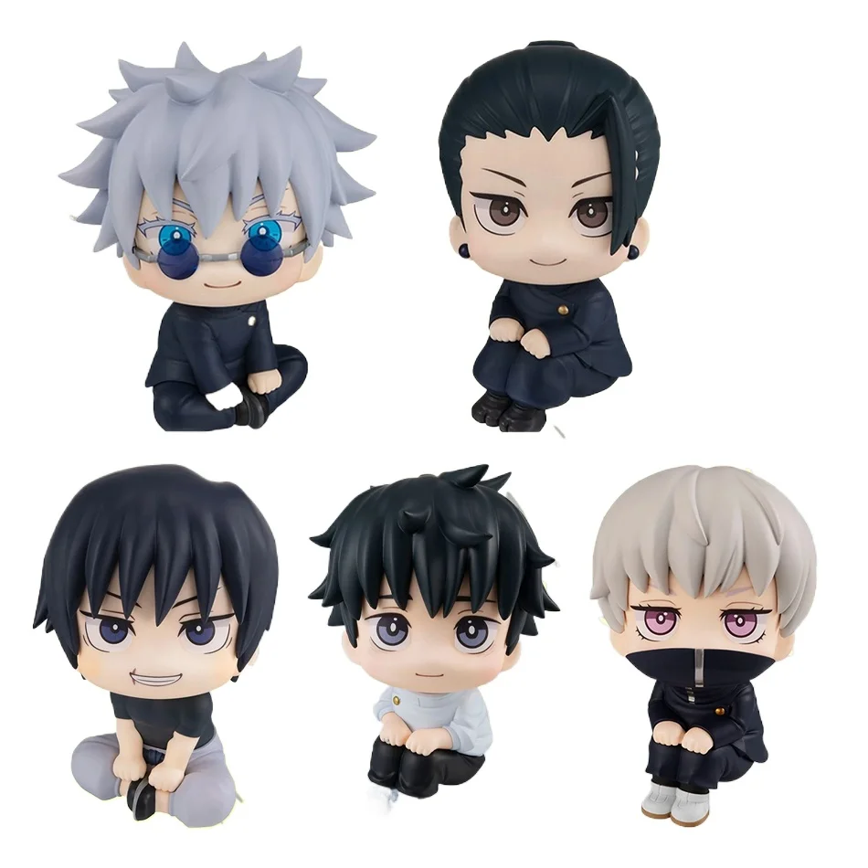 2026 New hot Anime Cute Fushiguro Toji Jujutsu Kaisen Figure Gojo Satoru Action Figure Q Version  Geto Suguru Statue Toys