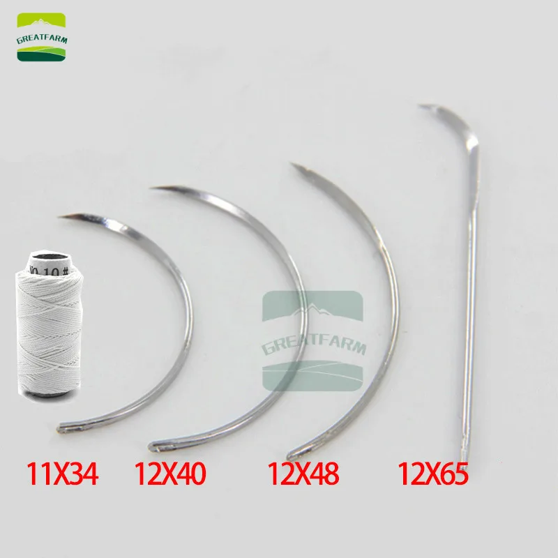 Animal suture needle round needle surgical needle 10 veterinary surgical suture foreign trade animal suture fillet needle