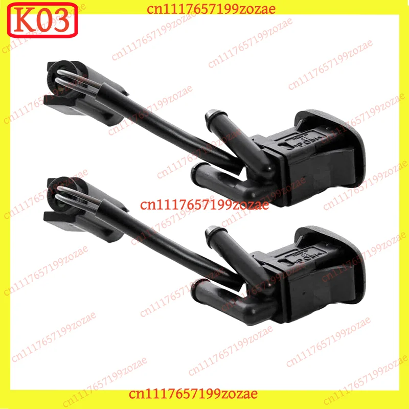 k3 1 Pair Heated Windshield Washer Nozzle, Compatible for BMW E39 5-Series (1997-2003) Auto Parts