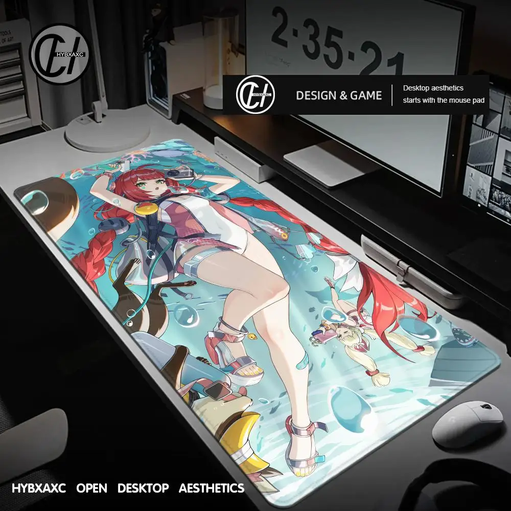 

Cute Anime Girl Ukinami Yuzuha Alice Mouse Pad HD Print ZZZ Mousepad Laptop Non-slip Zenless Zone Zero Keyboard Pad Desk Mats