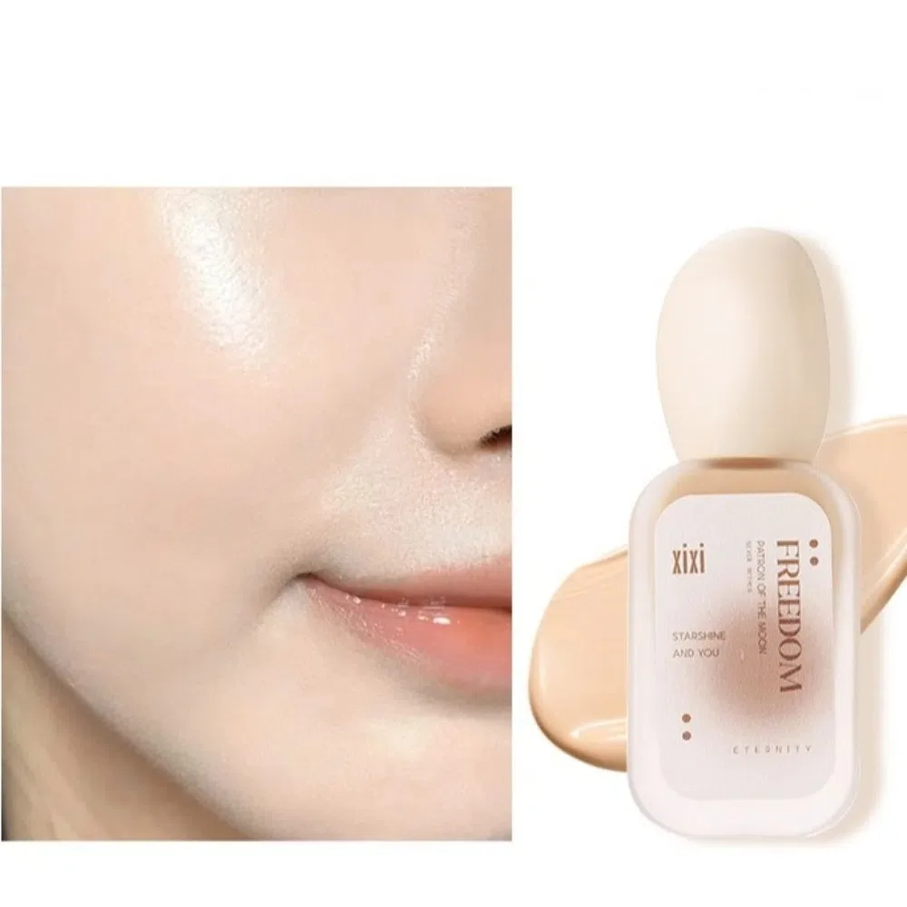 Long Lasting Liquid Foundation Lightweight Sweatproof Moisturizing Concealer Non-Sticking Powder Oil Control Face Contour Liquid