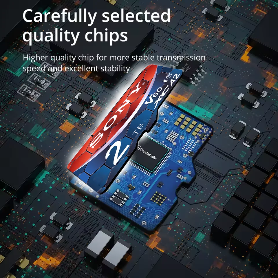 SONY MicroSD 2 TB 1 TB 512 GB 256 GB 128 GB 64 GB Speicherkarte U3 V60 A2 Lesegeschwindigkeit bis zu 70–130 MB/s Spielekonsole Tablet-Speicherkarte