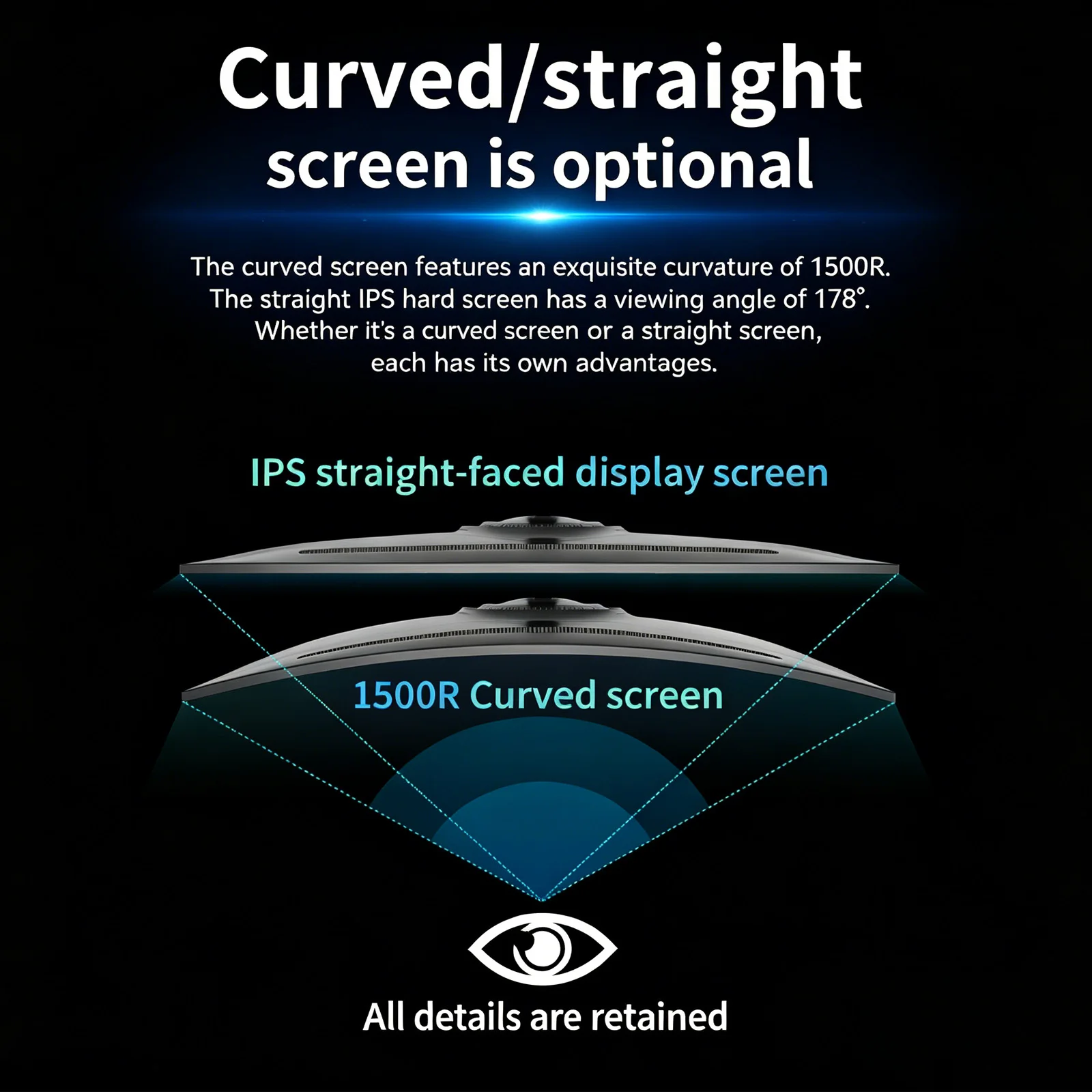 21:9 Ultra Wide 34-Inch 4K 144Hz Curved Frameless VA Panel 1ms Response 99% SRGB LED Gaming PC Monitor