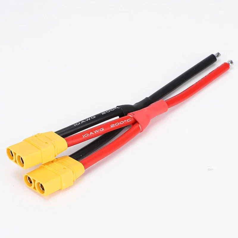 2+6 Socket to XT90/XT60 Branch Line Connector Bold Electric Vehicle Charging Port Conversion Pin Adapter E-bike Power Cord Plug