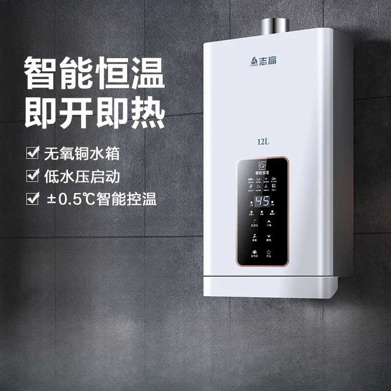 Household gas water heater constant temperature natural gas liquefied gas forced exhaust zero cold water