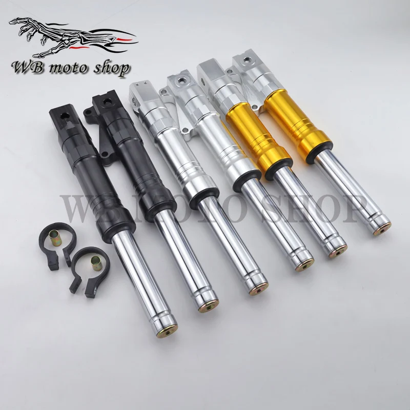 Передняя вилка для Honda DIO50 330 мм AF18 AF27 AF28 ZX AF34 35, гоночные амортизаторы, тюнинг Dio 50 Perfomance, часть скутера