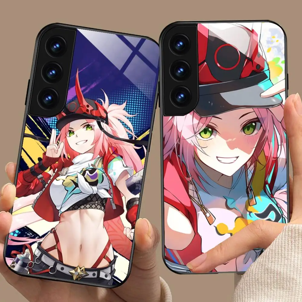 

HSR Rappa Phone Case for Samsung Galaxy S26 S25 S24 S23 S22 S21 S20 Note20 Plus FE Ultra Glass Protective Cover