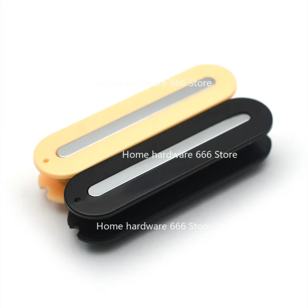 DIY Pickup Kit, Dual Track Dual Coil Pickup Arc Blade Magnetic Pole High Output N-10K/B-16K