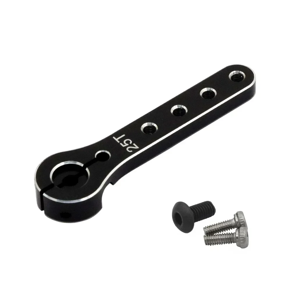 Corno del servo sterzo in lega di alluminio 25T progettato speciale per aeroplani Balsa 30-100CC