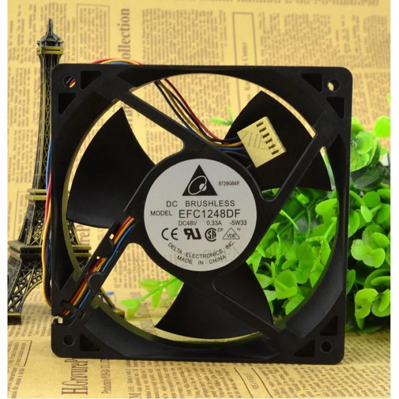 S NEW for Delta EFC1248DF DC48V 0.33A 4pin inverter cooling fan#QW