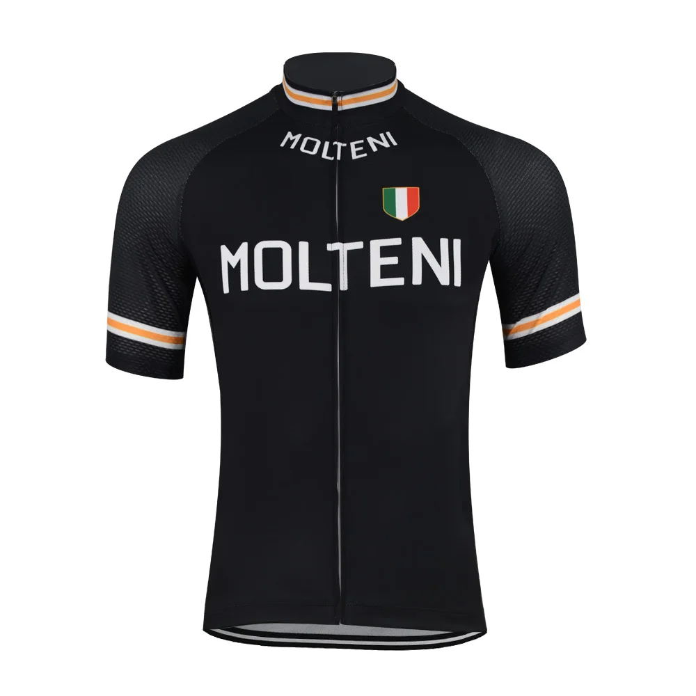 Molteni Team Retro Cycling Jersey Short sleeve Breathable triathlon Bike Jersey Summer Bicycle Clother