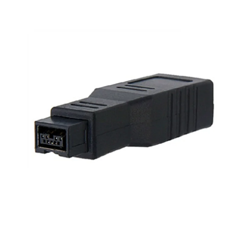 FireWire 400/800 6-Pin Female to 9-Pin Male IEEE1394a 1394b Adapter Converter For DV Digital Camera Laptops