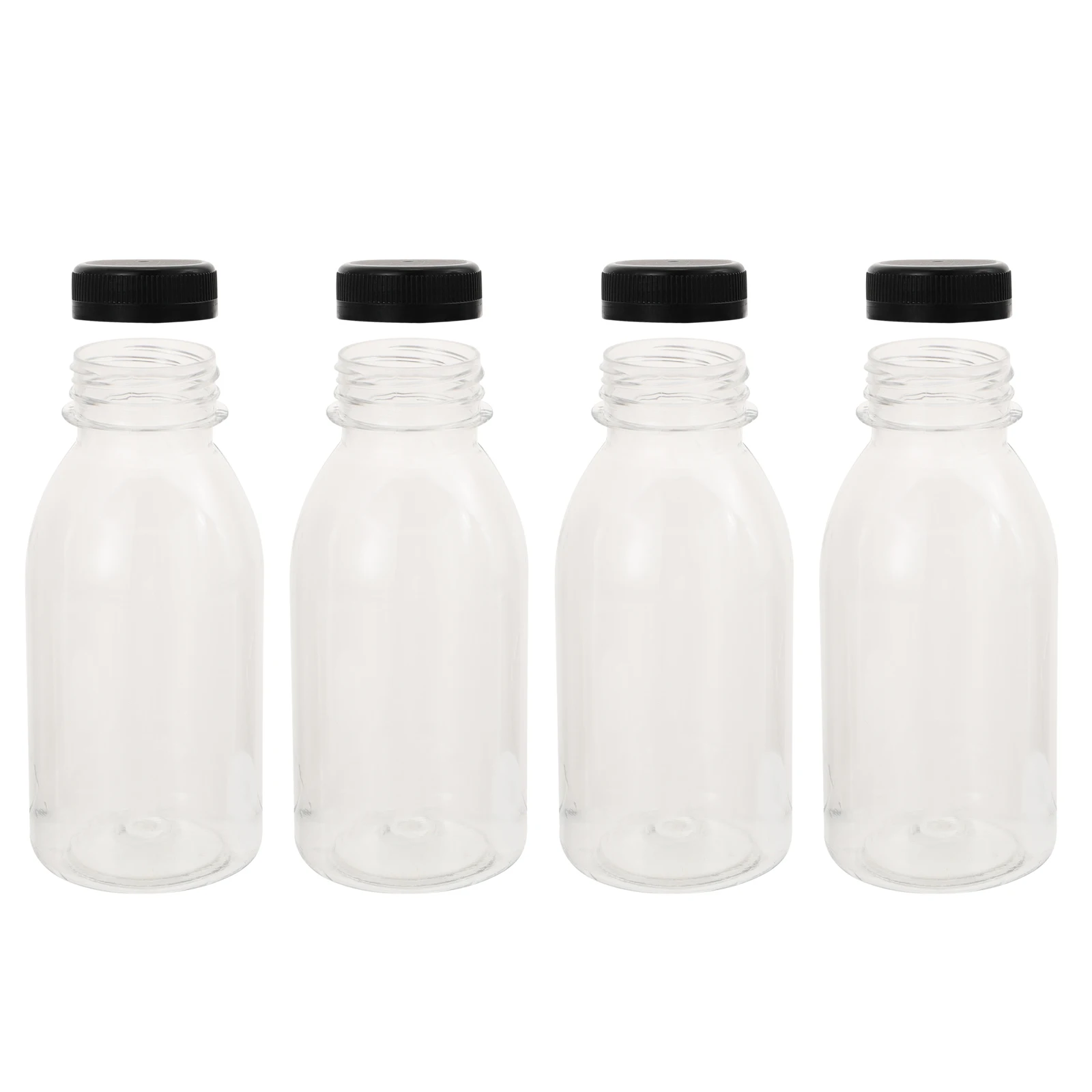 

10pcs Mini Beverage Bottling Containers Transparent PE Durable Suitable Restaurants Homes Drink Shops Storage Smoothie Jam
