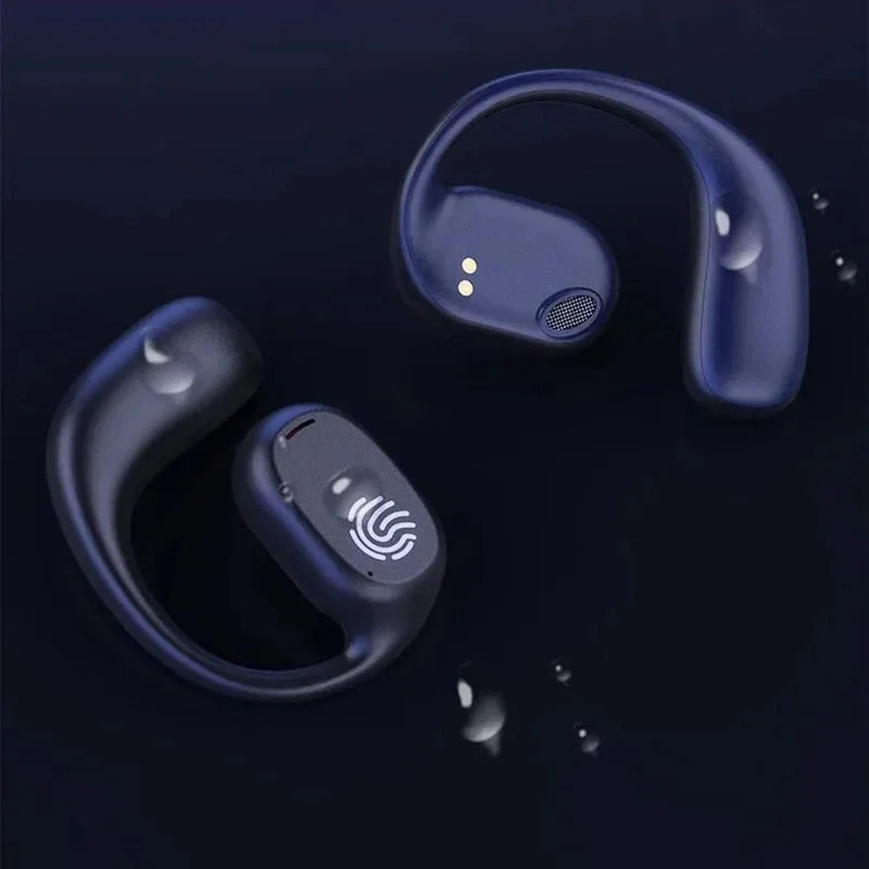 Xiaomi Bluetooth drahtlose Kopfhörer Knochen leitung Hifi Stereo wasserdicht Ohr haken Sport Kopfhörer Mijia Touch Control Headset