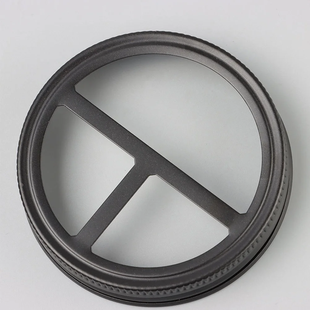 

4Pcs Wide Mouth Mason Jar Toothbrush Holder Lids Round Metal Bathroom Accessories Toothbrush Toothpaste Storage Caps