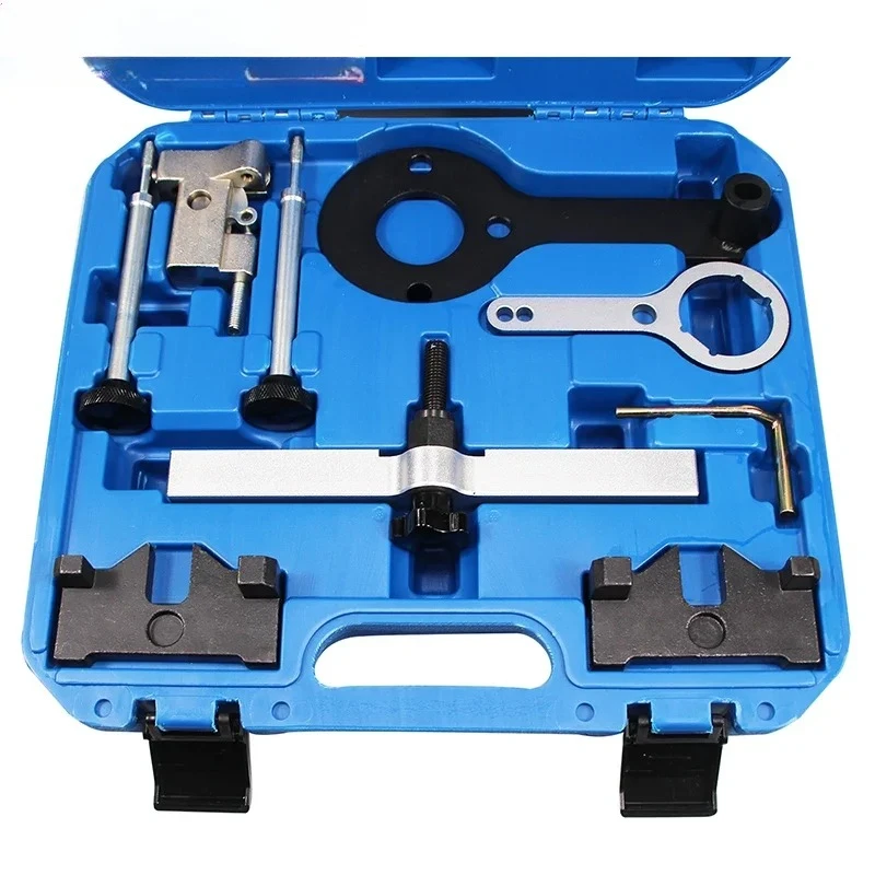 Steel Engine Special Camshaft Timing Tools for BMW N63 S63 N74 F01 750I XDRIVE E70 X5M Checking Adjusting Timing Chain Tensioner