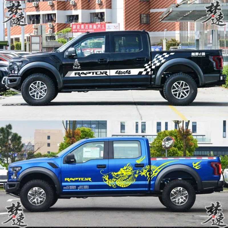 

Автомобильная виниловая наклейка для модификации кузова Ford F150 Raptor, модные спортивные наклейки, декор, автоаксессуары