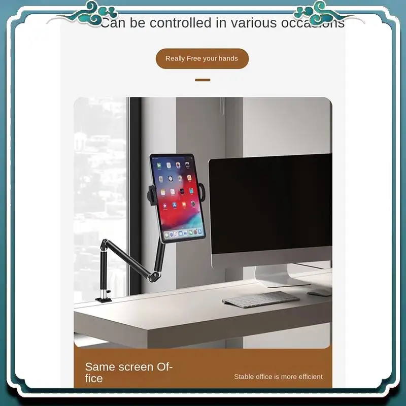 

Простота в использовании 360° ° Складной настенный кронштейн для мобильного телефона, регулируемый угол наклона, эластичный кронштейн для планшета