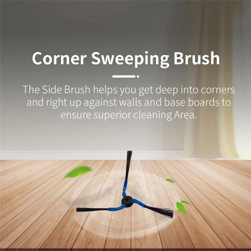 2 คู่สําหรับ Samsung VC-RM72VR/VC-RM84V/VR1OF71UCAC/VC-RL87V หุ่นยนต์เครื่องดูดฝุ่นแปรงด้านข้างทําความสะอาดชิ้นส่วน