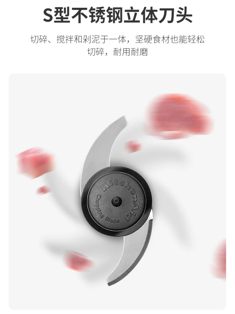 คื่นฉ่ายสับมินิไฟฟ้ากระเทียมอาหาร Crusher เครื่องใช้ในบ้านเนื้อเครื่องบดครัวโปรเซสเซอร์เครื่องครัวมัลติฟังก์ชั่น