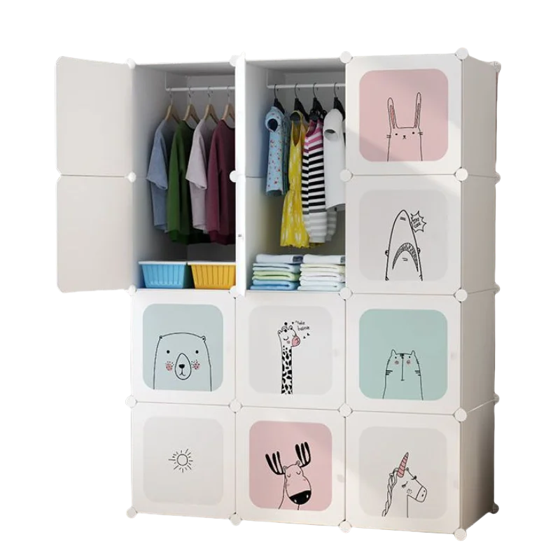 -ForCloset Dresser Storage Wardrobe Sale Price Montessori Children's Cabinet Clothes Playful Organizer Wardrobes kids furniture&