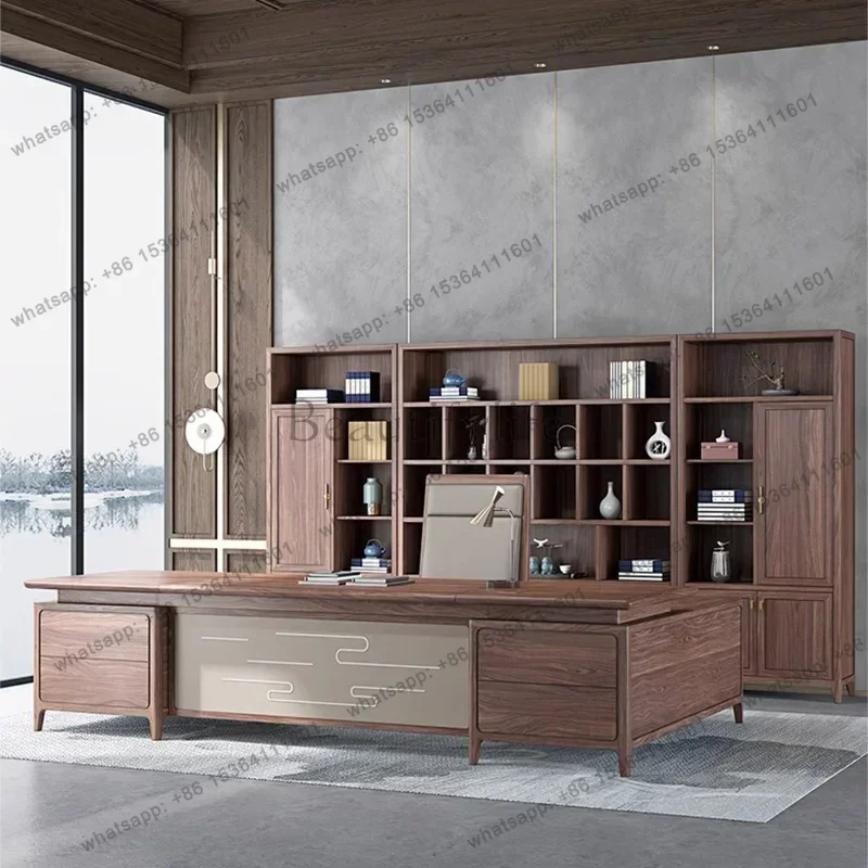 LD Ergonomic Office Desks Writing Table Reception Ergonomic Desk Multifunctional Office Desk Display Scrivania