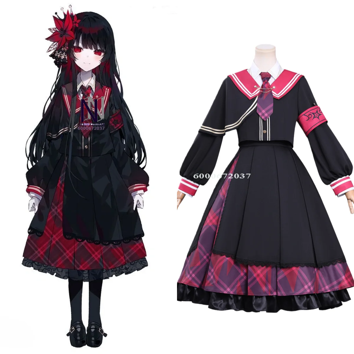 

Magical Girl's Magic Trial Cosplay Costume Anime Hiro Nikaido Role Playing Clothes Newly Uniform Dress for Women Comic Con Party