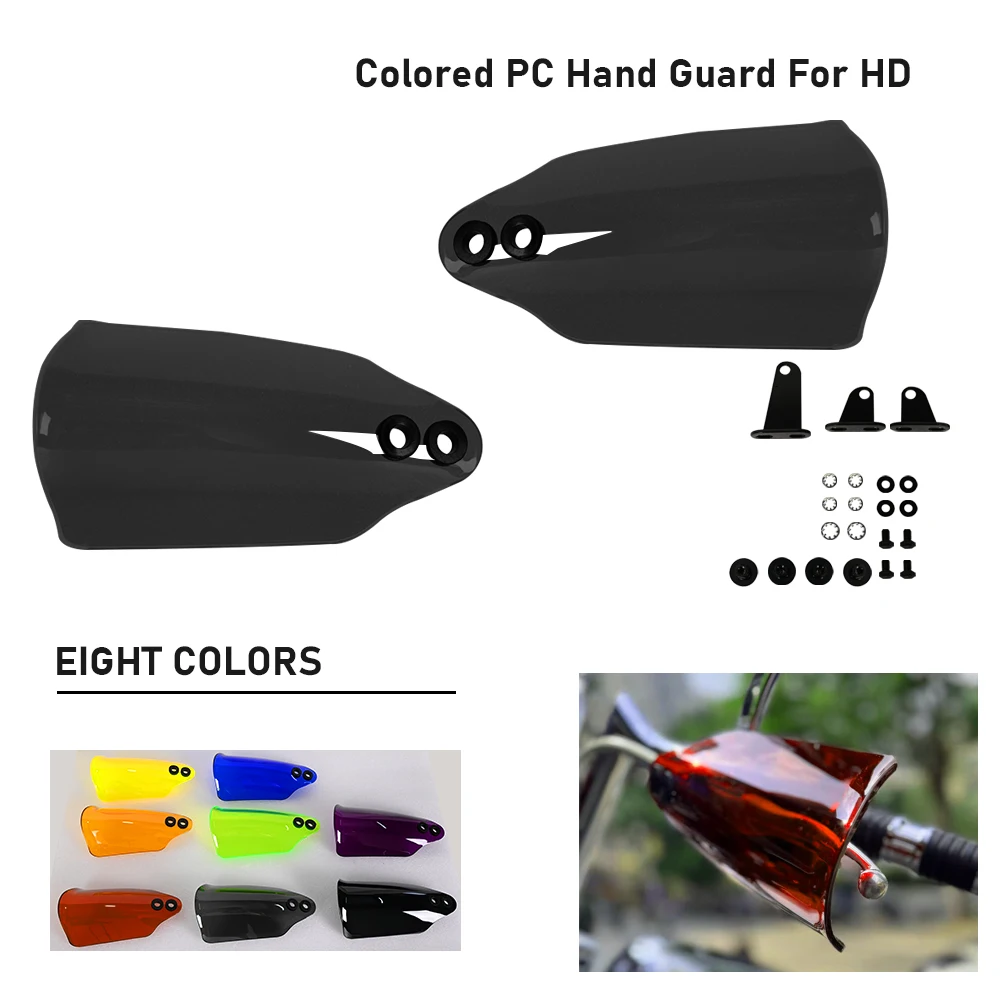 

Motorcycle Smoke Hand Shield Guard Handle Handguard Protector For Touring Road Glide 2021-2023 Softail 2018-2023 Electra Glide