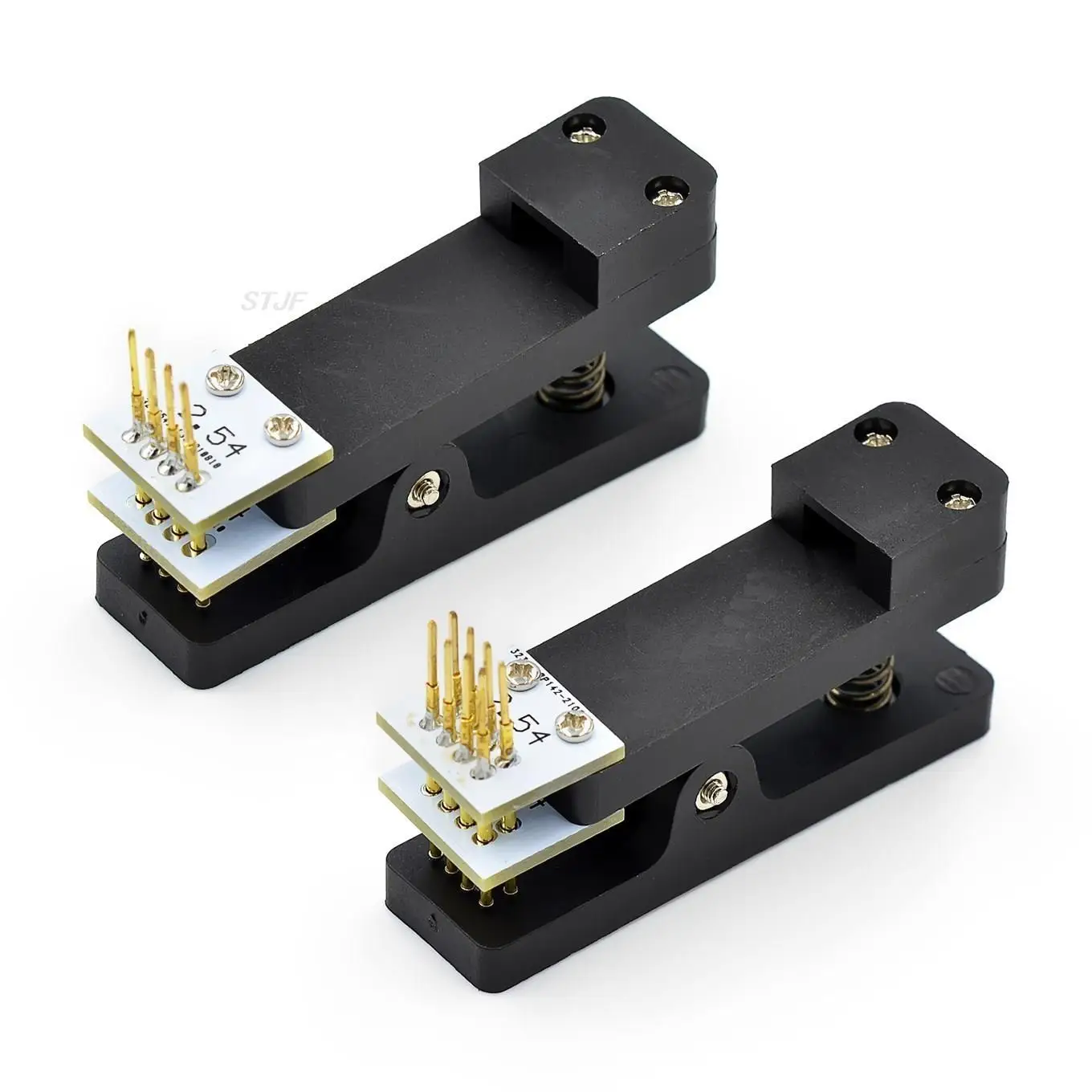 Imagem -06 - Pcb Clip Clamp Fixture Sonda Pogo Pin Download Program 2.54 2.0 1.5 1.27 1.25 100mil 50mil 3p 4p 5p 6p 7p 8p 9p 10p