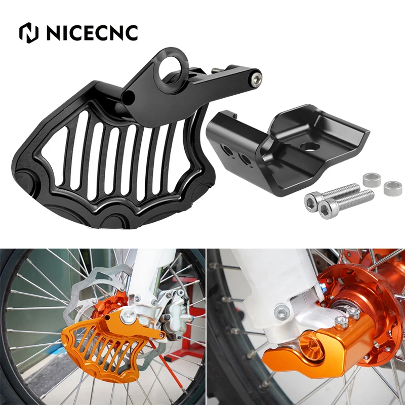 

For 2021-2023 GasGas EC 300 Front Lower Fork Leg Guard & Brake Disc Guard For KTM TPi EXC 300 Husqvarna TE 300 FE 450 2016-2023