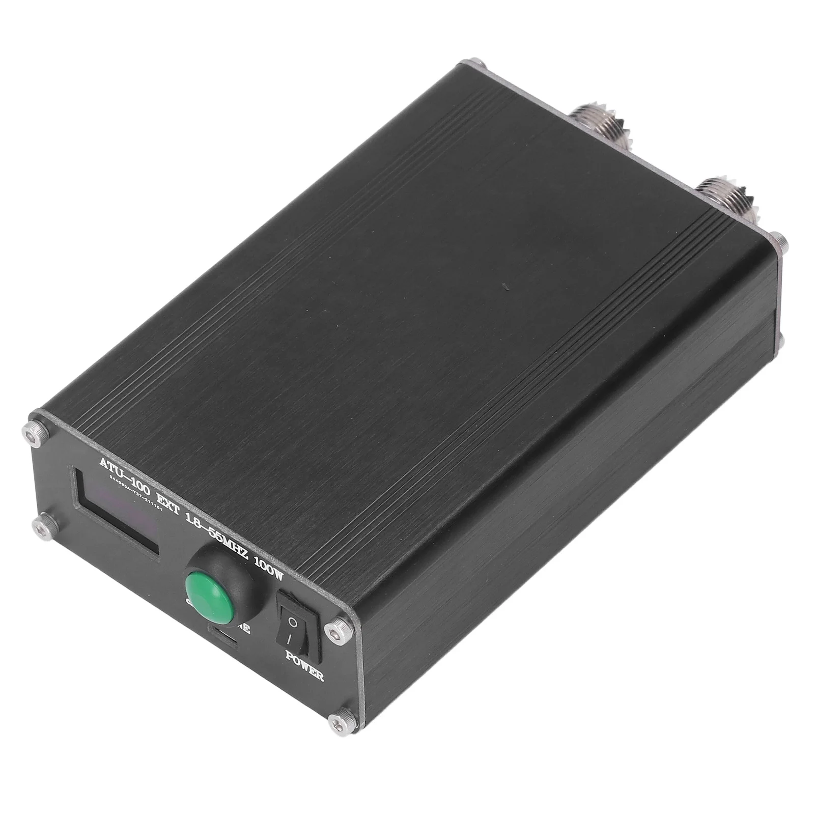 ATU‐100 1.8 ~ 55 ميجا هرتز موالف هوائي صغير أوتوماتيكي لمعدات الراديو 0.96 بوصة مع مبيت جديد