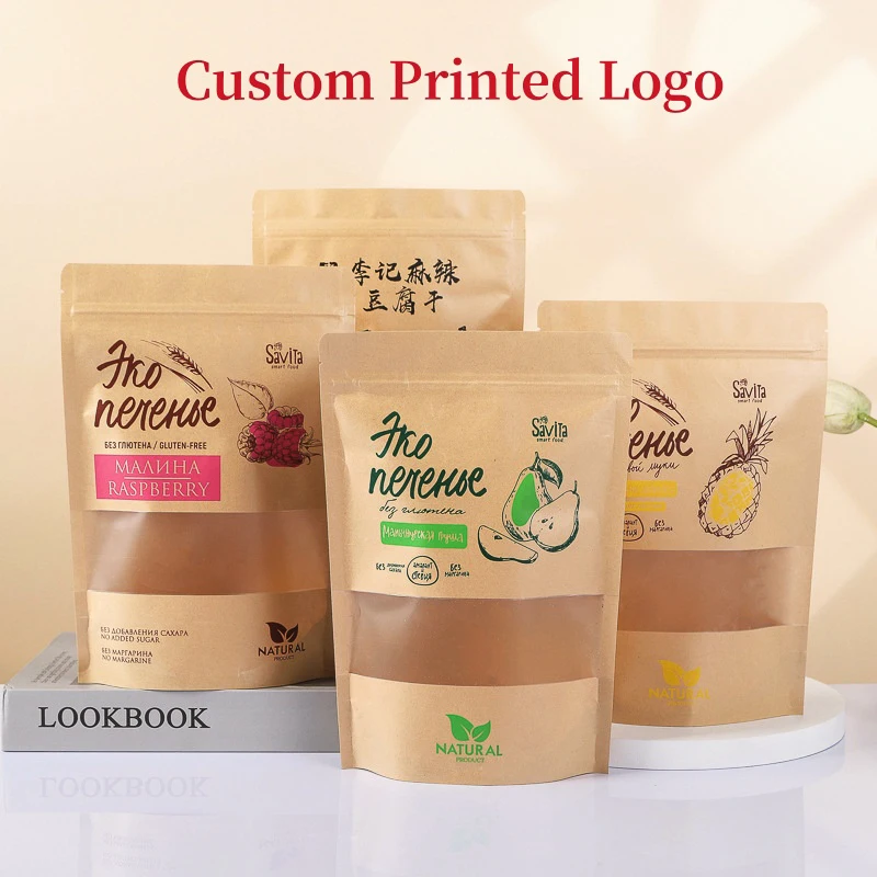 Sac d'emballage à fermeture éclair en aluminium personnalisé, bricolage Matcha Snack café sucre boule Biscuit bonbons thé cadeau pochettes de rangement rapide