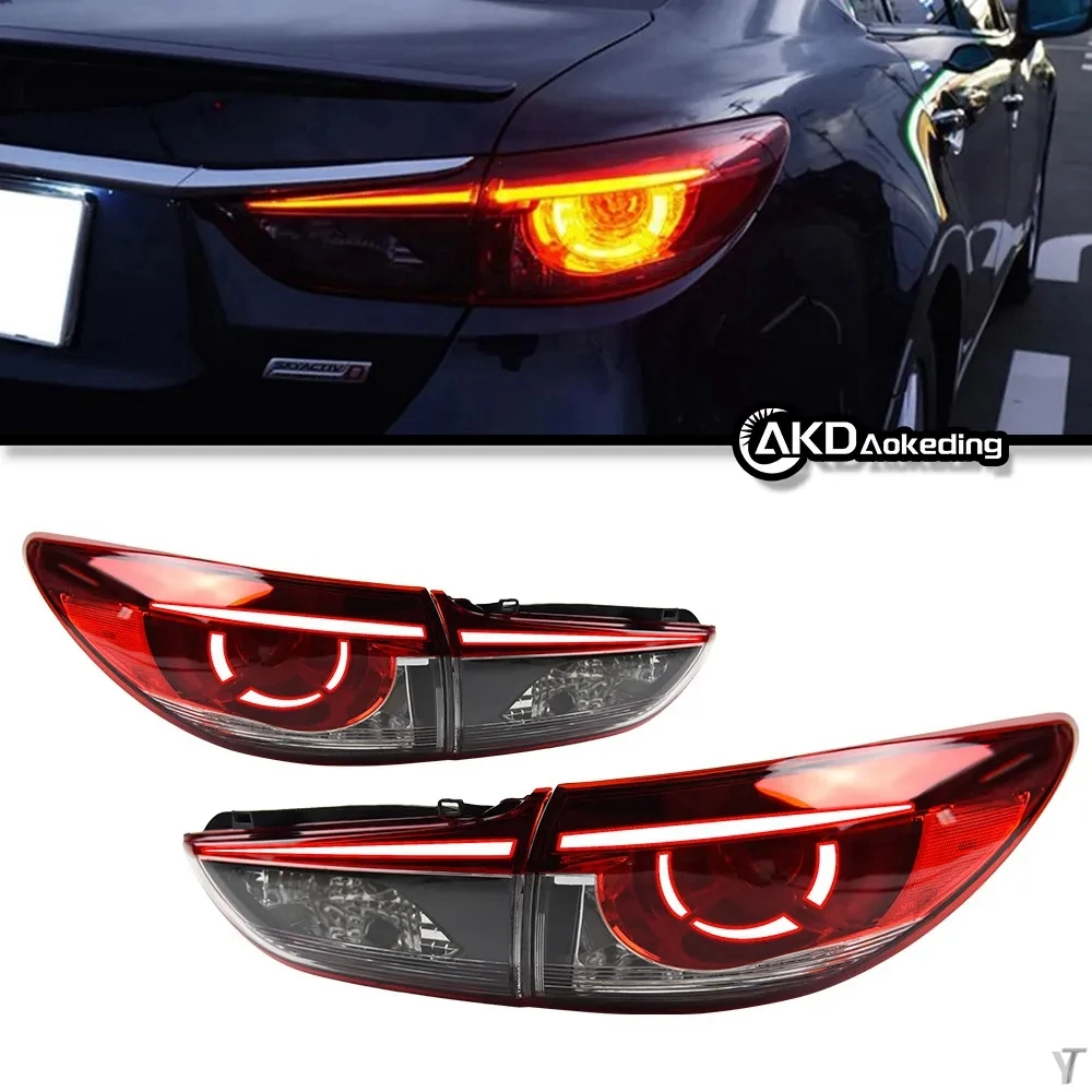 

Taillights Styling for Mazda 6 Tail Lights 2014-2018 Mazda6 Atenza LED Tail Lamp LED DRL Signal Brake Reverse Auto Accessories