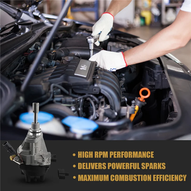 

ABWR-Electronic Ignition Distributor For Nissan Frontier Pickup L4 2.4L 1998-2004 221003S500 221001S701 221003S501